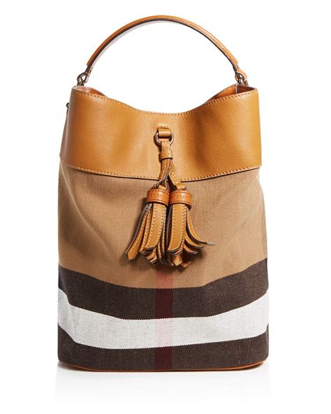 Burberry Ashby Medium Tassel Hobo .